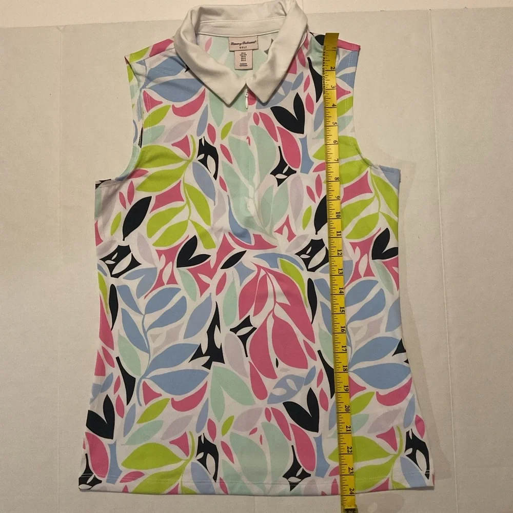 Tommy Bahama Women’s Golf Polo Shirt Floral Print Multicolor - Picture 3 of 7